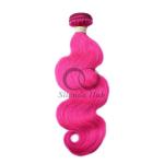 Pink Body Wave Remy Human Hair Bundles Sew In Weave Bundles Brazilian Bundle