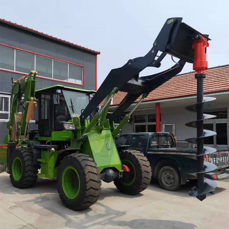 China Backhoe maufacturer best price 4x4 4WD backhoe with gripper
