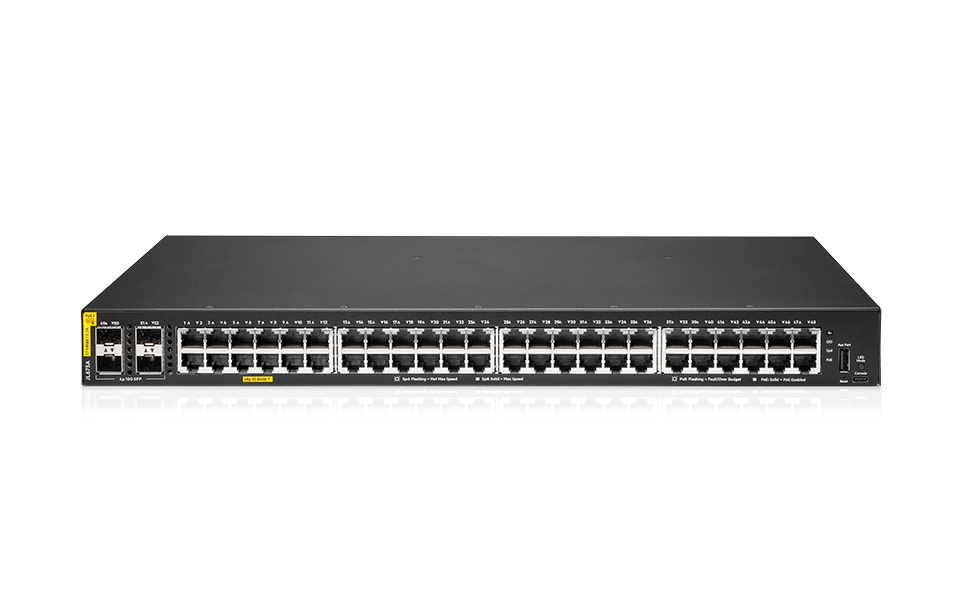48 Ports Customized Mountable Class 4 Poe 4sfp 370w Switch Gigabit Ethernet Network JL675A 6100 Series Ethernet Switch