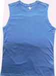 Soft 140gsm Fabric Mens Workout Shirts Sleeveless Comfortable