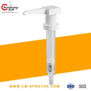 Quality 38/410 38-400 Lotion Pump Cap White High Viscosity Hand Cream Pump Dispenser wholesale