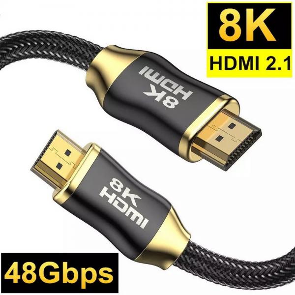 Cheap HDMI 2.1 8K HDMI Audio Video Cable signal male to male 48gbps v2.1 8k hdmi cable for sale