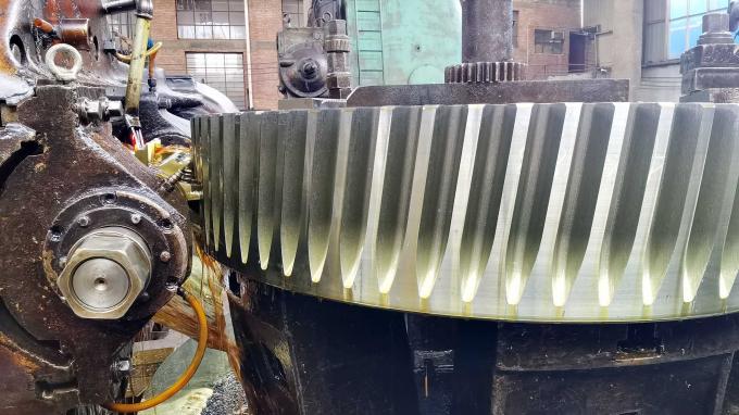 AISI 4140 Forging Steel Helical Transmission Gears 9 Module For Industrial Gearbox 0