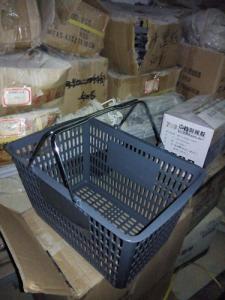 Quality Durable Plastic Hand Shopping Basket For Supermarket / Store , 30 Litres Volume wholesale