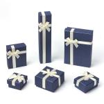 Customized Cardboard Paper Packaging Gift Jewelry Box with Foam Insert and 100%
