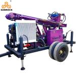 Mini Water Drilling Rig Machine Wheeled Water Well Drill Rig Deep Well Drilling