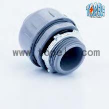 Non Metallic Flexible Conduit Connector / PA6 Liquid Tight Straight Pipe