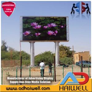 Quality 10mx5m Outdoor SMD P10 LED Full Color Display Advertising Video Billboard Structure wholesale