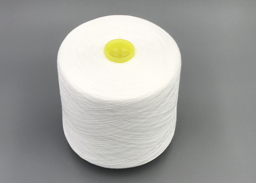 Factory Ring White 60/3 Virgin Sweing Spun Heat Set Polyester Yarn