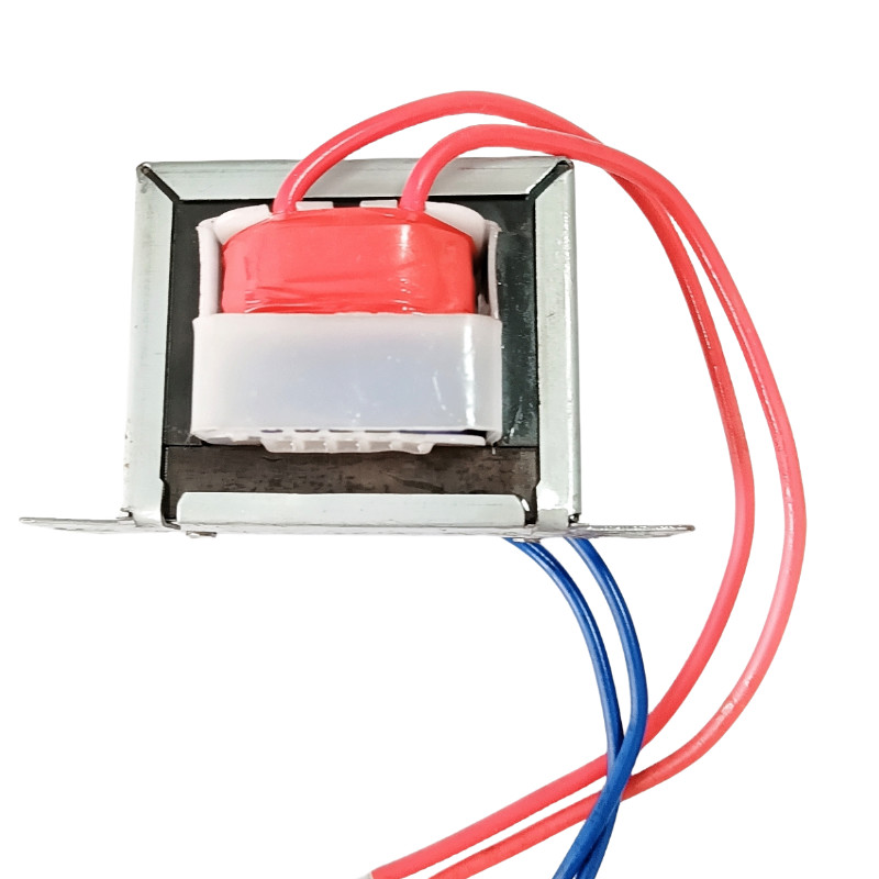 Customized Single And Double Groups EI48 Low Frequency Power Transformer 10W 220V To 18V