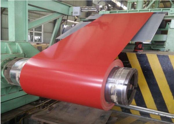 0.37 * 1219 Prepainted Galvanized Steel Coil / Color Coated Steel Sheet For