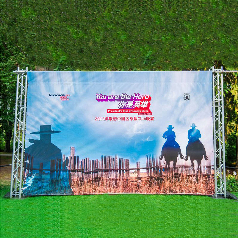 Waterproof Flex Advertising Banners Company Annual Meeting Background Board
