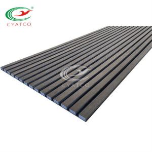 Quality Wall Mounted Veneer Acoustic Wooden Slat Panel 21mm Thickness wholesale