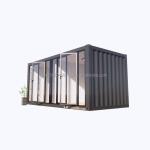 Mobile Shop House Modern 20ft Prefab Steel Container Clothing Store Kiosk with