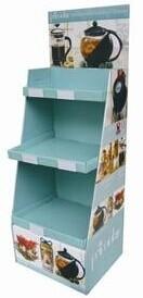 Quality Coffee paper exhibition stand Product display Environmental protection cardboard shelves wholesale