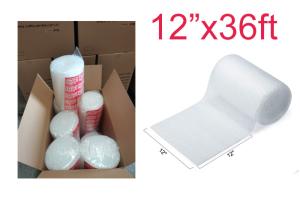 Quality Lightweight 12x36ft Protective Packaging Bubble Wrap Cushioning wholesale