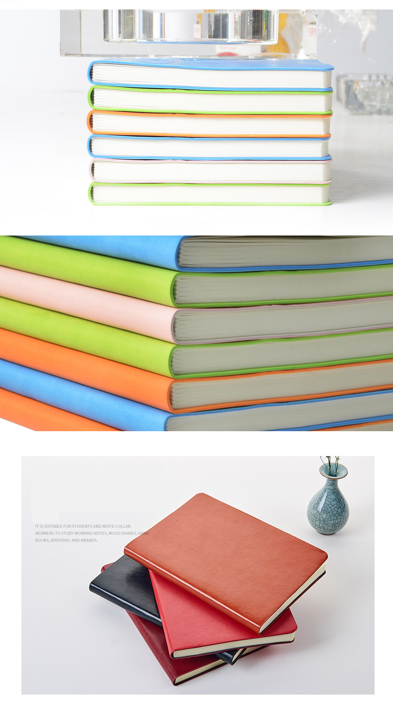 Customized Logo B5 Notepad Integrated Buckle Notepad Set with 96 Sheets Inner Pages