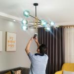 Nordic Chandelier Living Room Bedroom Ceiling Chandelier Creative Hanging Light
