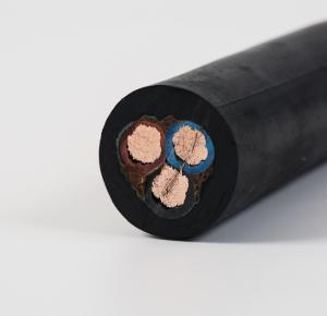 Quality Three Core Rubber Sheathed Cable 450/750V Rubber Coated Electrical Wire wholesale