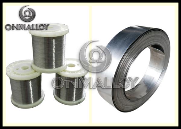 Cheap Low Voltage Copper Alloys Constantan Ribbon / Flat Wire 8.9 g / cm3 Density for sale
