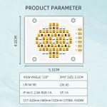 180W Five Color COB LED Chips CCT 620nm/460nm/520nm/2700K /6500K Emit Size 32MM