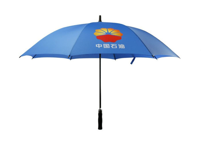 Bigger Size Auto Promotional Golf Umbrellas EVA Handle Silk Screen Logo