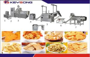 Quality Frying Pellet Snack Food Making Machine , Rice Chips Making Machine wholesale