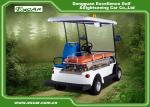 White Electric Ambulance Cart With Stretcher Italy Graziano Axle