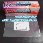 Lock Fresh, Seal Fresh, Slider Zipper Bags, Freezer Bags, Food Grip Seal,