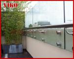 Glass Spigot For Glass Railing VH116SB Tempered glass 304 stainless steel Cap