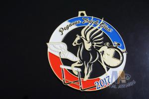 Quality Pegasus Marathon 5K 10k Mini Custom Metal Racing Medals Bespoke Design wholesale