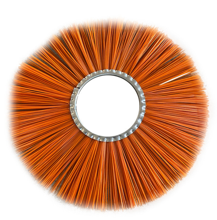 6 3/8 X 22 Inches 10 X 32 Inches Poly Wafer Brushes For Bobcat Skid Steer Loader Attachment Sweeper