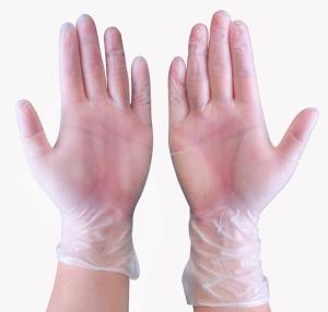 Quality Disposable Clear Powder Free PVC Gloves 100pcs / Box Vinyl Gloves   wholesale