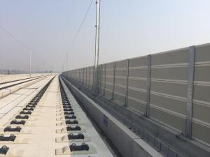 Quality Weather Resistance Highway Sound Barrier Walls , Motorway Noise Barriers wholesale