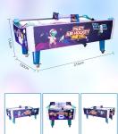 Indoor Game Arcade Air Hockey Table Metal Acrylic Plastic Material