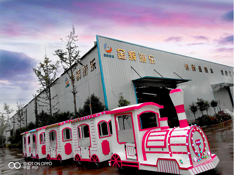 Handsome toot electric trackless train FRP Power 1.2KW 13 SEATS