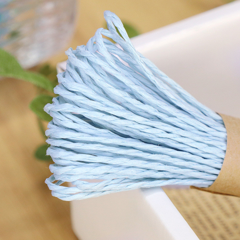 2 Strands Twisted Paper Cord 100m Eco Friendly Paper Cording