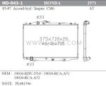 48/48*735mm Tank HONDA Car Radiator Used In Honda Accord'03 Cm6 3.0l'At