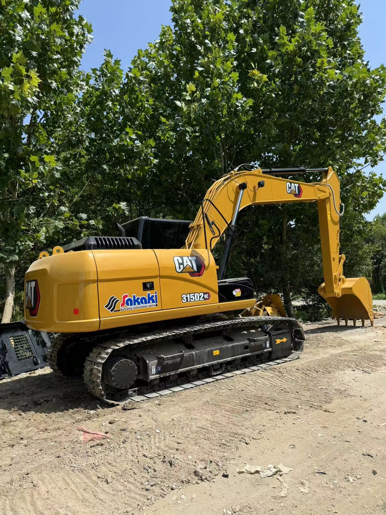 15ton Used Cat315d2gc Excavator With Bucket Capacity 0.75m3