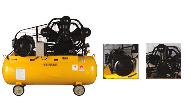 380V 100 Litre Belt Driven Air Compressor Piston Industrial Electric