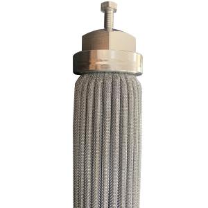 Quality 20 Micron Stainless Steel Filter Pleated Filter Cartridge For Chemical Fiber wholesale