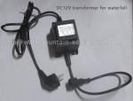 Stainless Steel Waterfall Water Fountain Equipment With DC 12V Colorful LED