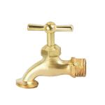 1/2"X 3/4" Long Thread Brass Bibcock Valve Water Faucet For Basin