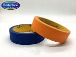 Waterproof Single Sided Car Painting 70 Micron Colored Crepe Paper Masking Tape