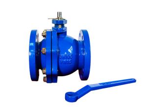 Quality DIN3357/BS5163/ANSI/JIS Ductile Iron Ball Valve Soft Seated Flanged End wholesale