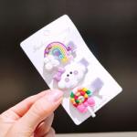 Diy Childrens Hair Accessories Fruit Shape Hair Grips Cartoon Baby For Girls