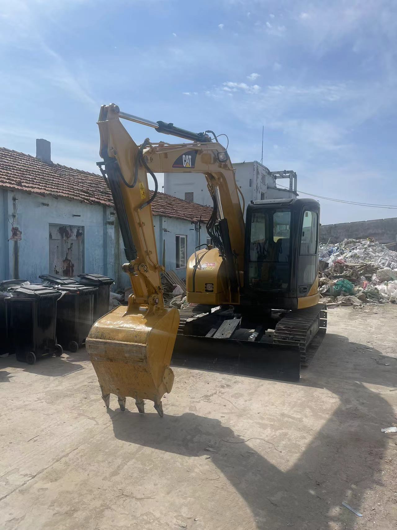 used crawler excavators CAT 308C second hand digger crawler excavators used machinery 8ton crawler excavator price