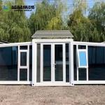 PU Panel Expandable Container House Anti Corrosion Steel Bolted Connection