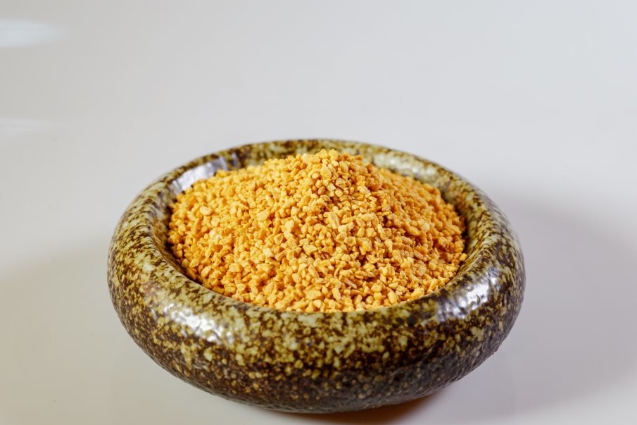 5*5mm No GMO Sterilization Fried Garlic Granules