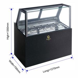 Quality Temperature -18--22C Commercial Hotel Equipment 1270*700*1350mm Net Capacity 6 ＊ 1/3*100 wholesale